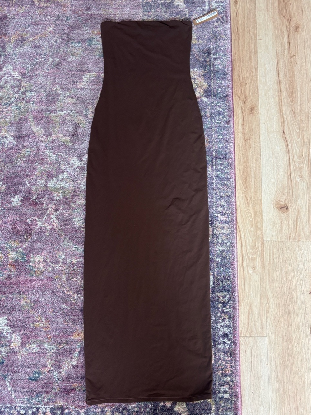 NWT SKIMS Fits Everybody Tube Dress in Cocoa - Picture 4 of 6